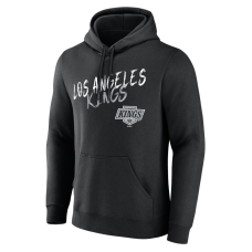 Los Angeles Kings Black Hustle Personalized Name & Number Hoodie