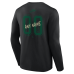 Minnesota Wild Black Hustle Personalized Name & Number Long Sleeve T-Shirt