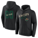 Minnesota Wild Black Hustle Personalized Name & Number Hoodie
