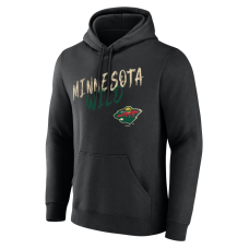 Minnesota Wild Black Hustle Personalized Name & Number Hoodie