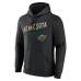 Minnesota Wild Black Hustle Personalized Name & Number Hoodie