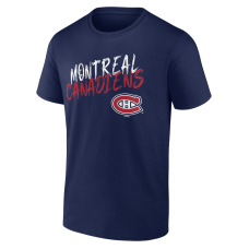 Именная футболка Montreal Canadiens Navy Hustle Name & Number