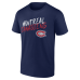 Именная футболка Montreal Canadiens Navy Hustle Name & Number