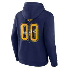 Nashville Predators Navy Hustle Personalized Name & Number Hoodie