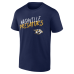 Nashville Predators Navy Hustle Personalized Name & Number T-Shirt