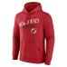 Именная толстовка New Jersey Devils Red Hustle Name & Number