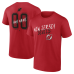 Именная футболка New Jersey Devils Red Hustle Name & Number Именная футболка New Jersey Devils Red Hustle Name & Number