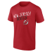 Именная футболка New Jersey Devils Red Hustle Name & Number