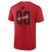 Именная футболка New Jersey Devils Red Hustle Name & Number