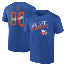 New York Islanders Royal Hustle Personalized Name & Number T-Shirt