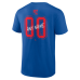 Именная футболка New York Rangers Blue Hustle Name & Number