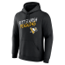 Именная толстовка Pittsburgh Penguins Black Hustle Name & Number