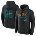 San Jose Sharks Black Hustle Personalized Name & Number Hoodie