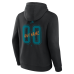 San Jose Sharks Black Hustle Personalized Name & Number Hoodie
