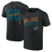 San Jose Sharks Black Hustle Personalized Name & Number T-Shirt