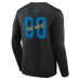St. Louis Blues Black Hustle Personalized Name & Number Long Sleeve T-Shirt