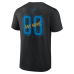 St. Louis Blues Black Hustle Personalized Name & Number T-Shirt