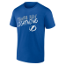 Именная футболка Tampa Bay Lightning Blue Hustle Name & Number