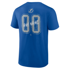 Именная футболка Tampa Bay Lightning Blue Hustle Name & Number Именная футболка Tampa Bay Lightning Blue Hustle Name & Number