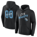 Utah Mammoth Black Hustle Personalized Name & Number Hoodie