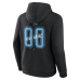 Utah Mammoth Black Hustle Personalized Name & Number Hoodie