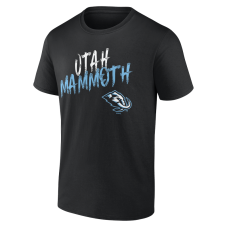 Utah Mammoth Black Hustle Personalized Name & Number T-Shirt