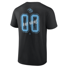 Utah Mammoth Black Hustle Personalized Name & Number T-Shirt