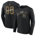 Vegas Golden Knights Black Hustle Personalized Name & Number Long Sleeve T-Shirt
