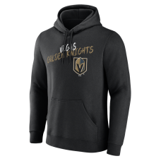 Vegas Golden Knights Black Hustle Personalized Name & Number Hoodie