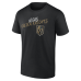 Vegas Golden Knights Black Hustle Personalized Name & Number T-Shirt