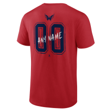Именная футболка Washington Capitals Red Hustle Name & Number