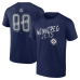 Winnipeg Jets Navy Hustle Personalized Name & Number T-Shirt
