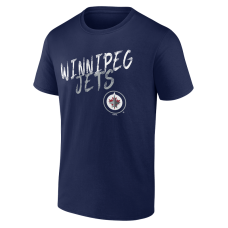 Winnipeg Jets Navy Hustle Personalized Name & Number T-Shirt