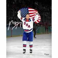 Matthew Tkachuk Team USA Autographed Fanatics Authentic 8 x 10 2026 Winter Olympics Gold Medal Winner Photograph