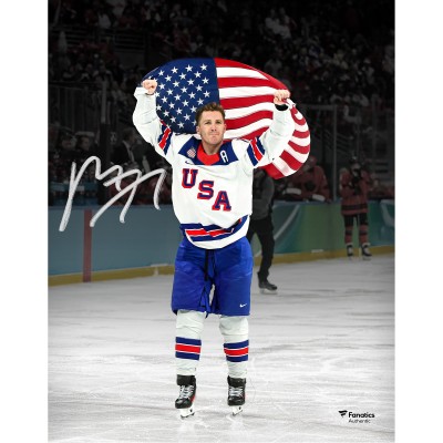 Matthew Tkachuk Team USA Autographed Fanatics Authentic 8 x 10 2026 Winter Olympics Gold Medal Winner Photograph
