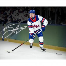 Jack Eichel Team USA Autographed Fanatics Authentic 8 x 10 2026 Winter Olympics Gold Medal Winner Photograph