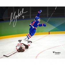 Megan Keller Team USA Autographed Fanatics Authentic 8 x 10 2026 Winter Olympics Golden Goal Celebration Photograph