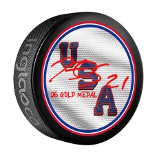 Hilary Knight Team USA Autographed Fanatics Authentic 2026 Winter Olympics Hockey Puck with 26 Gold Medal Inscription Hilary Knight Team USA Autographed Fanatics Authentic 2026 Winter Olympics Hockey Puck with 26 Gold Medal Inscription