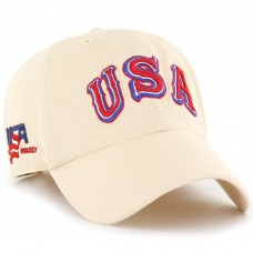 Бейсболка USA Hockey 47 Cream Clean Up