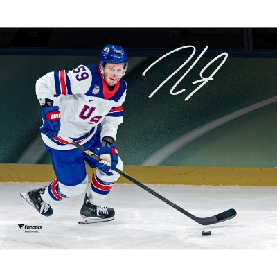 Jake Guentzel Team USA Autographed Fanatics Authentic 8 x 10 2026 Winter Olympics Gold Medal Winner Photograph