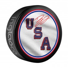 Dylan Larkin Team USA Autographed Fanatics Authentic 2026 Winter Olympics Hockey Puck Dylan Larkin Team USA Autographed Fanatics Authentic 2026 Winter Olympics Hockey Puck