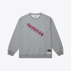 Свитшот New York Rangers Mitchell & Ness Heather Gray Walk-Off Vintage Logo Fleece