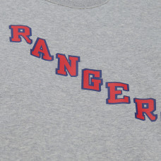 Свитшот New York Rangers Mitchell & Ness Heather Gray Walk-Off Vintage Logo Fleece