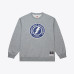 Свитшот Tampa Bay Lightning Mitchell & Ness Heather Gray Walk-Off Logo Fleece