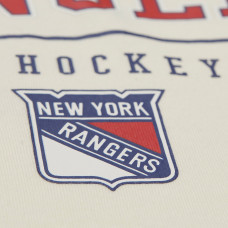 Толстовка New York Rangers Mitchell & Ness Cream Walk-Off Vintage Logo Fleece