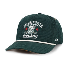Бейсболка Minnesota Wild 47 Green Hockey Mask Corduroy Rope Hitch