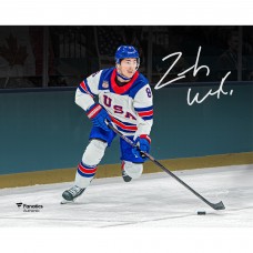 Zach Werenski Team USA Autographed Fanatics Authentic 8 x 10 2026 Winter Olympics Gold Medal Winner Photograph