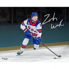 Zach Werenski Team USA Autographed Fanatics Authentic 16 x 20 2026 Winter Olympics Gold Medal Winner Photograph
