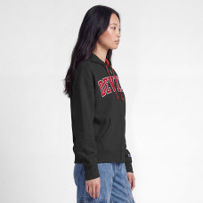 Женская толстовка New Jersey Devils Champion Black/Red Applique Full-Zip Fleece