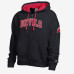 Женская толстовка New Jersey Devils Champion Black/Red Applique Full-Zip Fleece